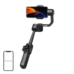 Viedtālruņa stabilizators AOCHUAN S2, melns
