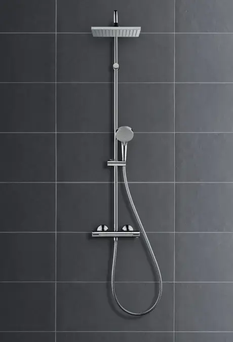 Hansgrohe Showerpipe 230 dušas sistēma - melna Photo 2