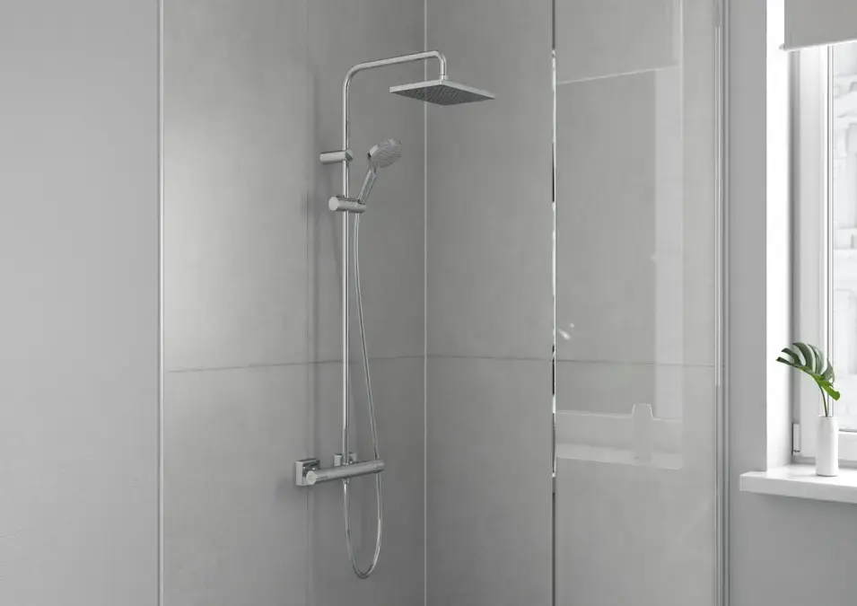 Hansgrohe Showerpipe 230 dušas sistēma - melna Photo 5