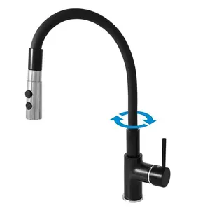 Kitchen Sink Faucet DSE919.5/12CMATC with Flexible Spout
