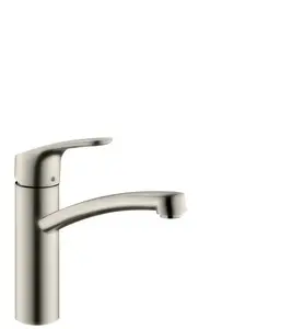 Hansgrohe Focus Bathroom Sink Faucet, Stainless Steel Finish