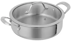 KUHN RIKON Allround Frying Pan, 5 L, 28 cm, Stainless Steel
