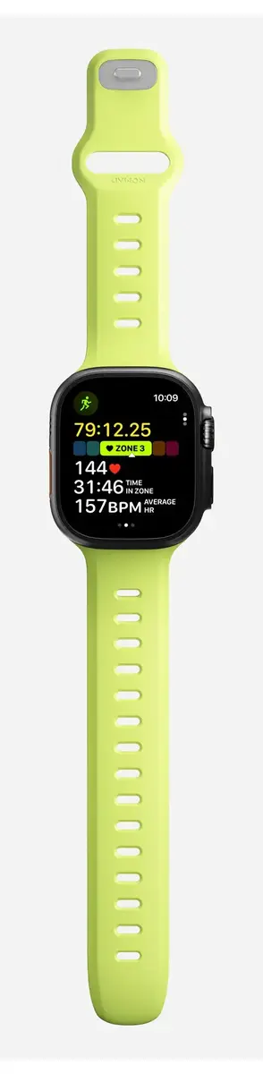Nomad Tempo gumijas siksniņa Apple Watch - gaiši zaļa Photo 6