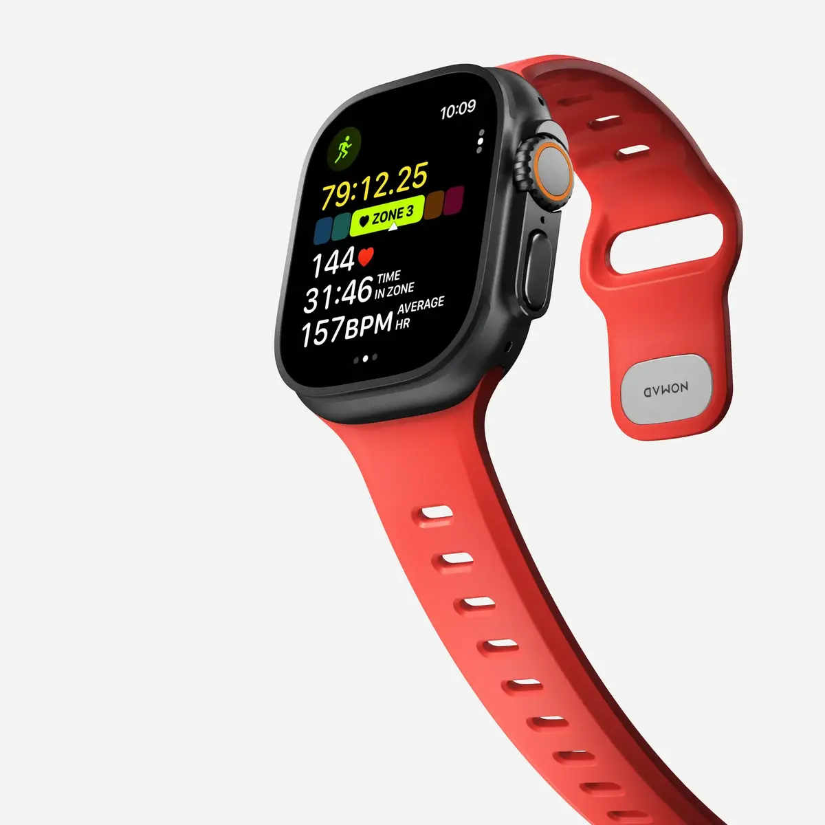 Nomad Tempo siksniņa Apple Watch pulkstenim - Sarkana Photo 7