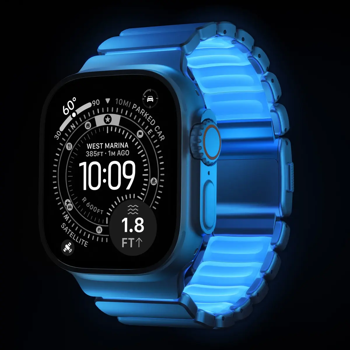 Nomad Stratos titāna siksniņa Apple Watch 49mm Photo 2