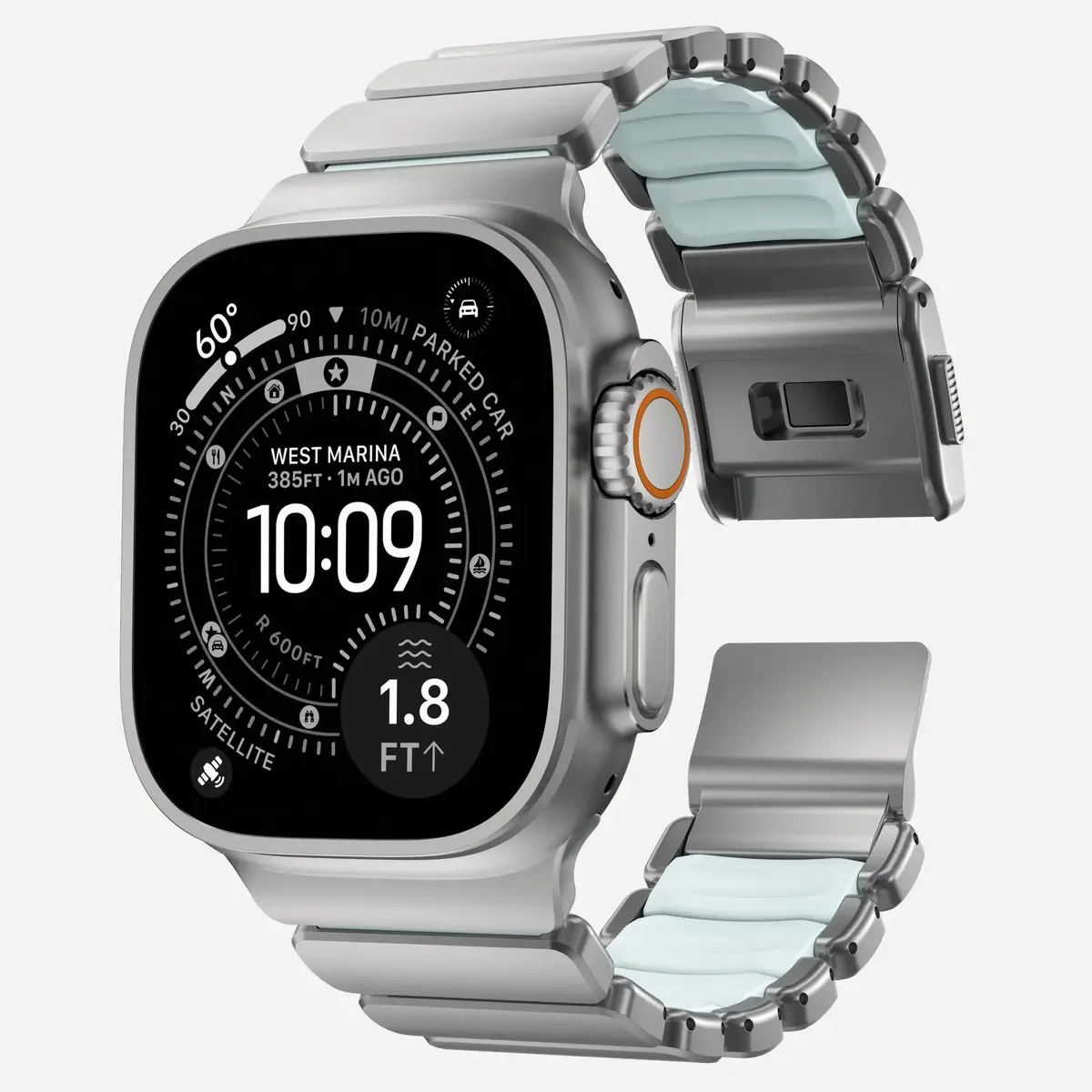 Nomad Stratos titāna siksniņa Apple Watch 49mm Photo 5