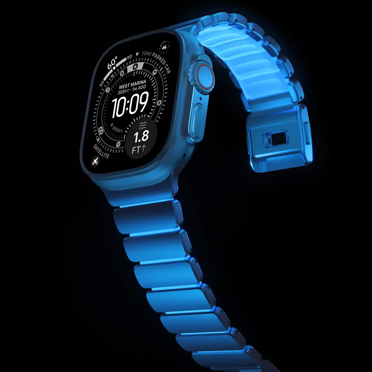 Nomad Stratos titāna siksniņa Apple Watch 49mm Photo 8