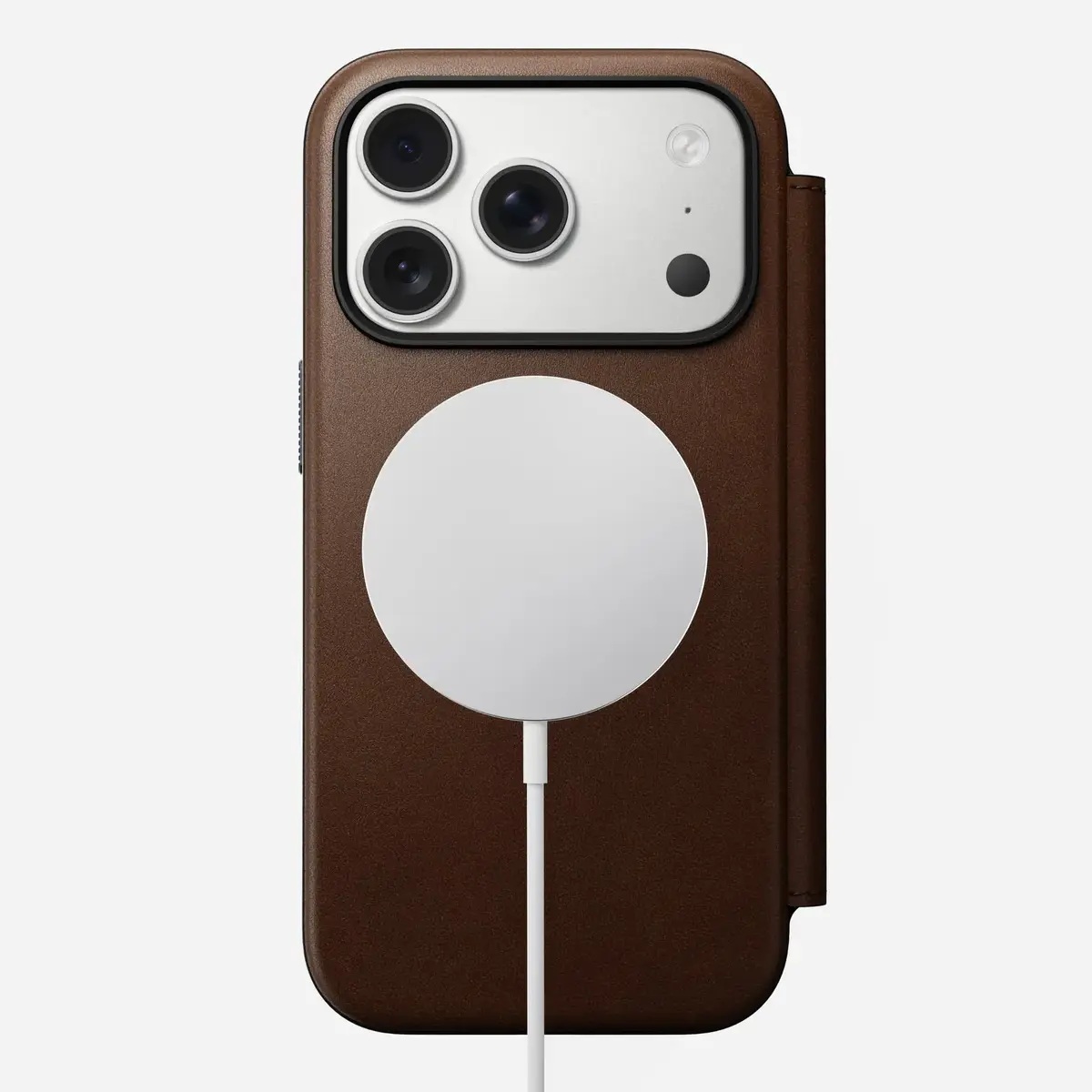 Nomad Modern Leather Folio maciņš iPhone 17 Pro Photo 3