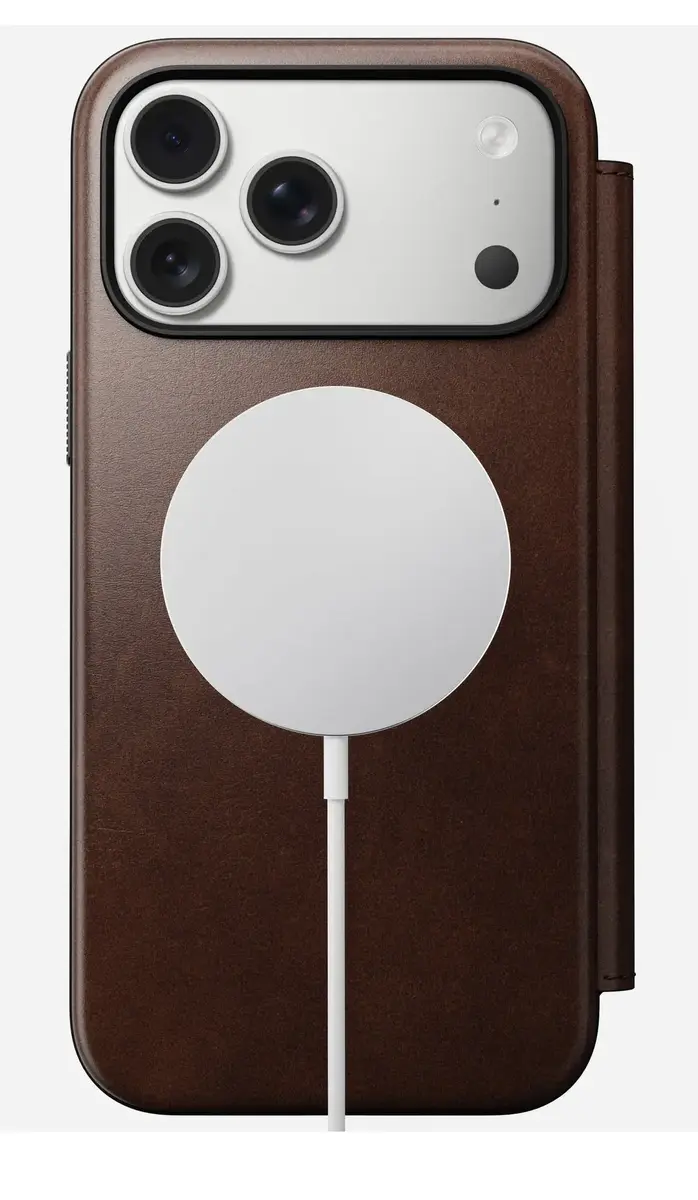 Nomad Modern Leather Folio maciņš iPhone 17 Pro Max Photo 3