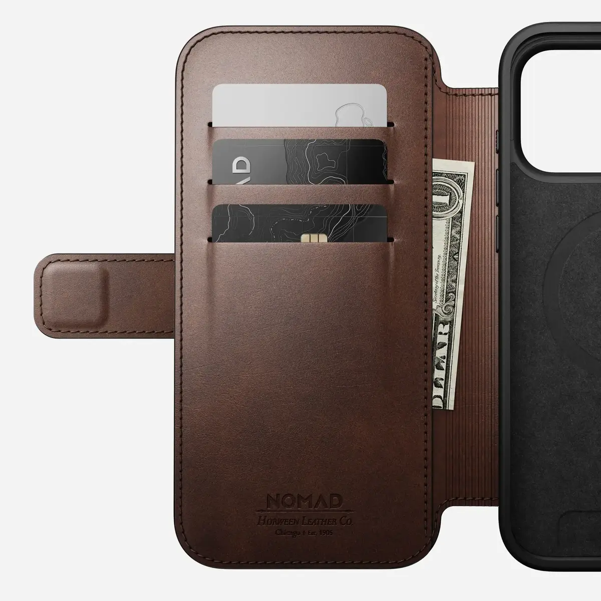 Nomad Modern Leather Folio maciņš iPhone 17 Pro Max Photo 7