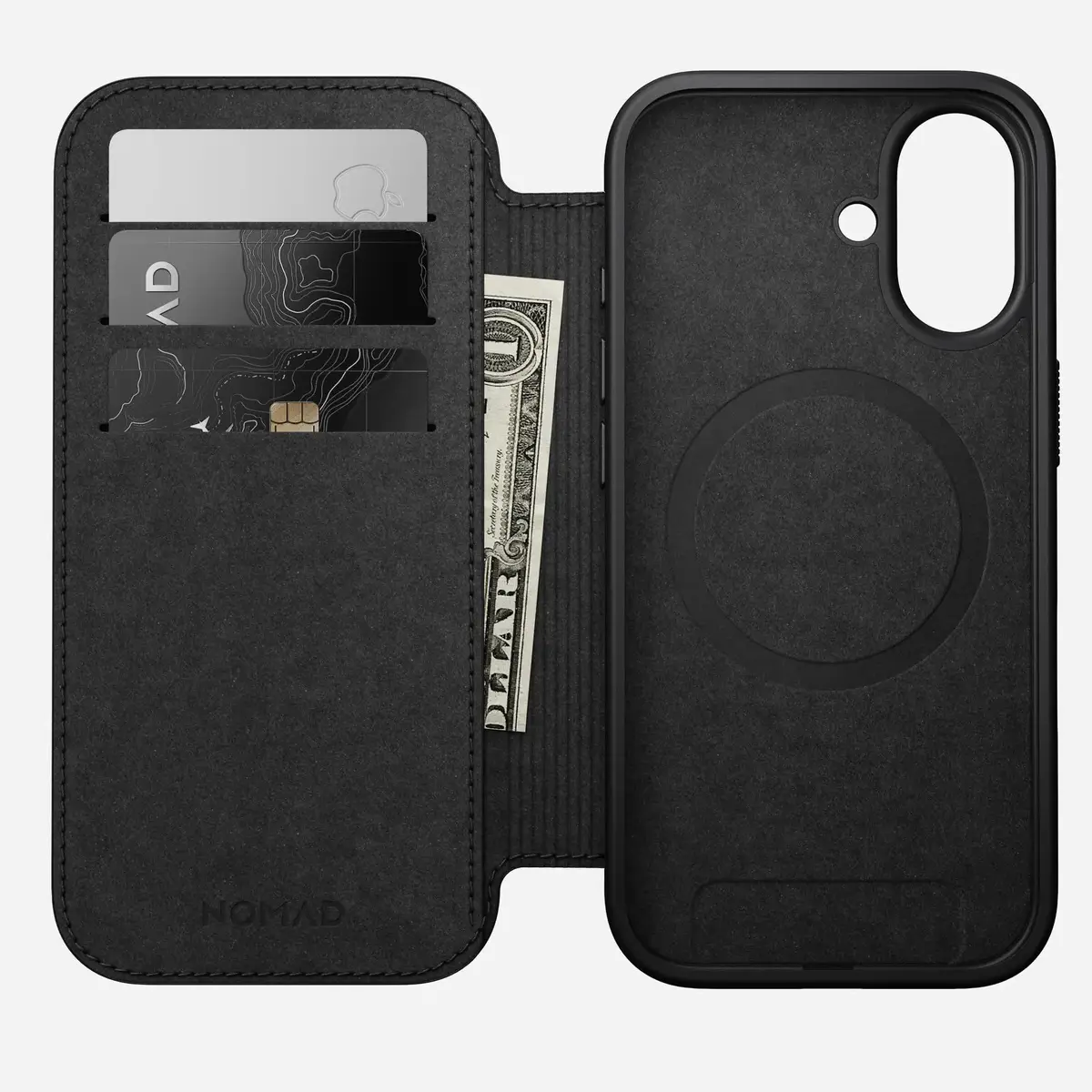 Nomad Modern Leather Folio maciņš iPhone 17 Photo 2