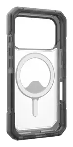 Urban Armor Gear Trooper MagSafe vāciņš iPhone 17 Pro tālrunim, pelēks caurspīdīgs