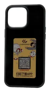 RealPower vāciņš iPhone 15, 6.1 collas, melns