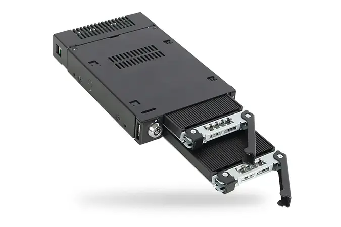 Icy Dock MB834TP-B SSD ietvars 2.5 collu M.2 diskiem Photo 4