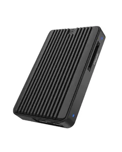 ICY BOX IB-CR601M-C31 M.2 SSD Enclosure, USB 3.2 Gen 2 Type-C, Aluminium, Black