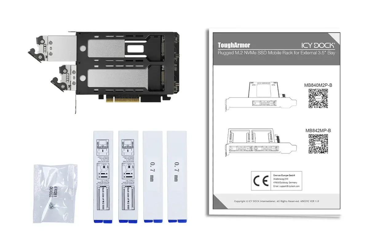 Icy Dock ToughArmor MB842MP-B SSD adapteris Photo 14