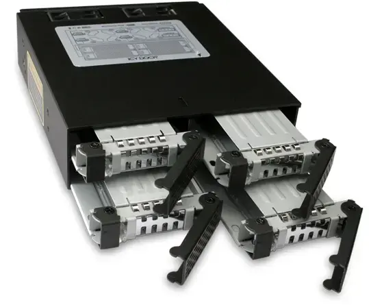 Корзина для накопителей Icy Dock MB994SP-4SB-1 5.25 дюйма Photo 2
