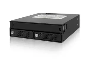 Icy Dock MB994IKO-3SB Drive Bay Panel for SATA/SAS Drives, Black