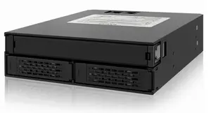 Icy Dock MB994IPO-3SB Drive Bay Panel for 2x 2.5-inch Storage Drives, Black