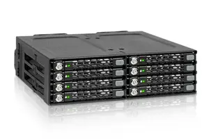 Icy Dock MB998SK-B 8-Bay 2.5-inch SATA/SAS Mobile Rack for 5.25-inch Drive Bay
