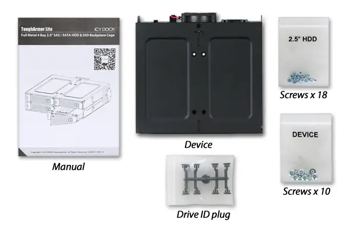 Корзина для HDD Icy Dock MB607SP-B 5.25 дюйма Photo 14
