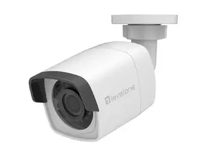 LevelOne GEMINI Fixed IP Network Camera, 4MP, IR LEDs, PoE, Indoor/Outdoor