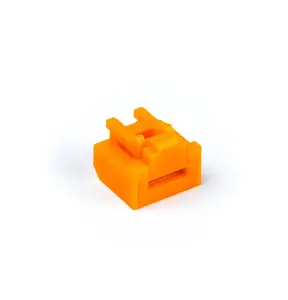 Smartkeeper NL03P2OR RJ-45 Port Blocker, Orange, 100 Pieces