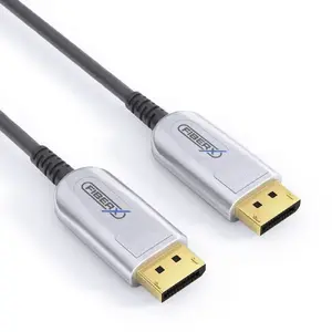 FiberX FX-I260-010 DisplayPort to DisplayPort AOC Cable 10 m Black/Silver