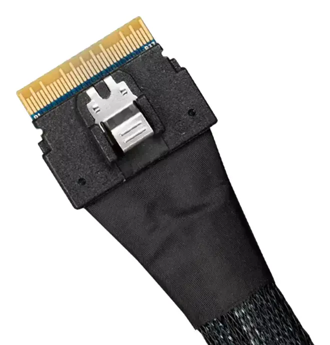 Icy Dock MB206L-B SlimSAS to OCuLink Cable Photo 2