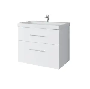 Bathroom Cabinet with Washbasin SA63-2, White