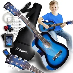Suprimo JRA SET 1/4 Acoustic Guitar, Blueburst