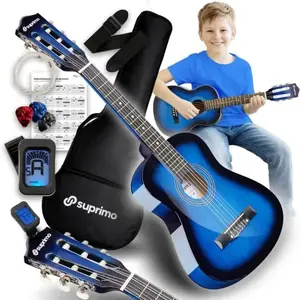 Suprimo JRC 1/4 Classical Guitar Set, Blueburst