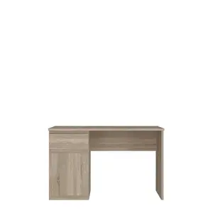 Эргономичный письменный стол коричневого цвета 60x120x75.3 см