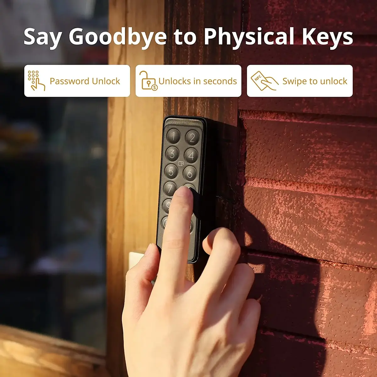 Умный дверной замок SwitchBot Keypad Touch Photo 2