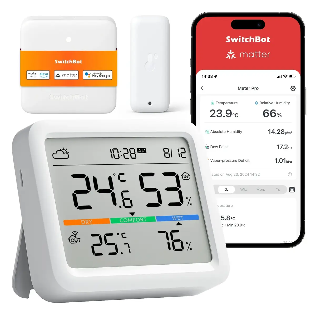 Термометр и гигрометр SwitchBot Meter Pro Photo 4