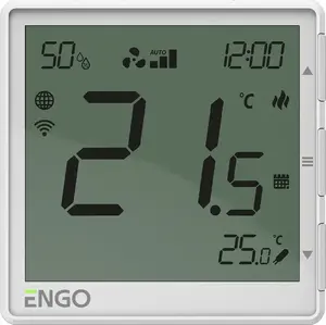 ENGO Controls EFAN-230W Fan Coil Thermostat, 230V