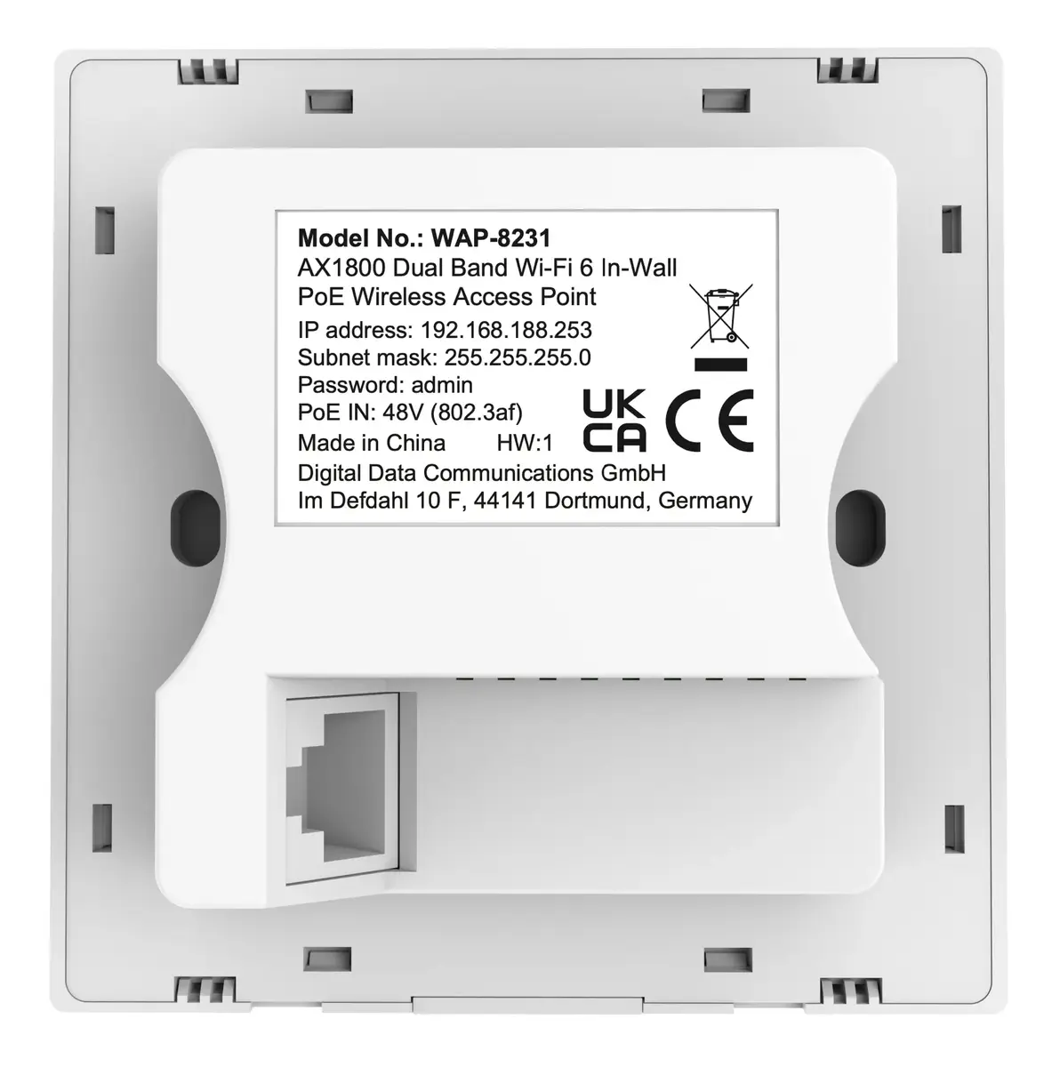 Беспроводная точка доступа LevelOne AX1800 Wi-Fi 6 Photo 5