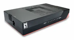Неуправляемый гигабитный Ethernet-коммутатор LevelOne GSW-0807 на 8 портов