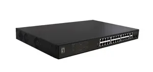 Неуправляемый сетевой коммутатор LevelOne GEP-2821 с 28 портами Gigabit Ethernet и поддержкой PoE
