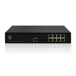 Управляемый гигабитный коммутатор LevelOne KILBY GEL-1061, 10 портов, 2 SFP