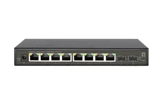 LevelOne Hilbert GES-2110 10-Port Gigabit Smart Lite Managed Switch with 8 RJ45 and 2 SFP Ports