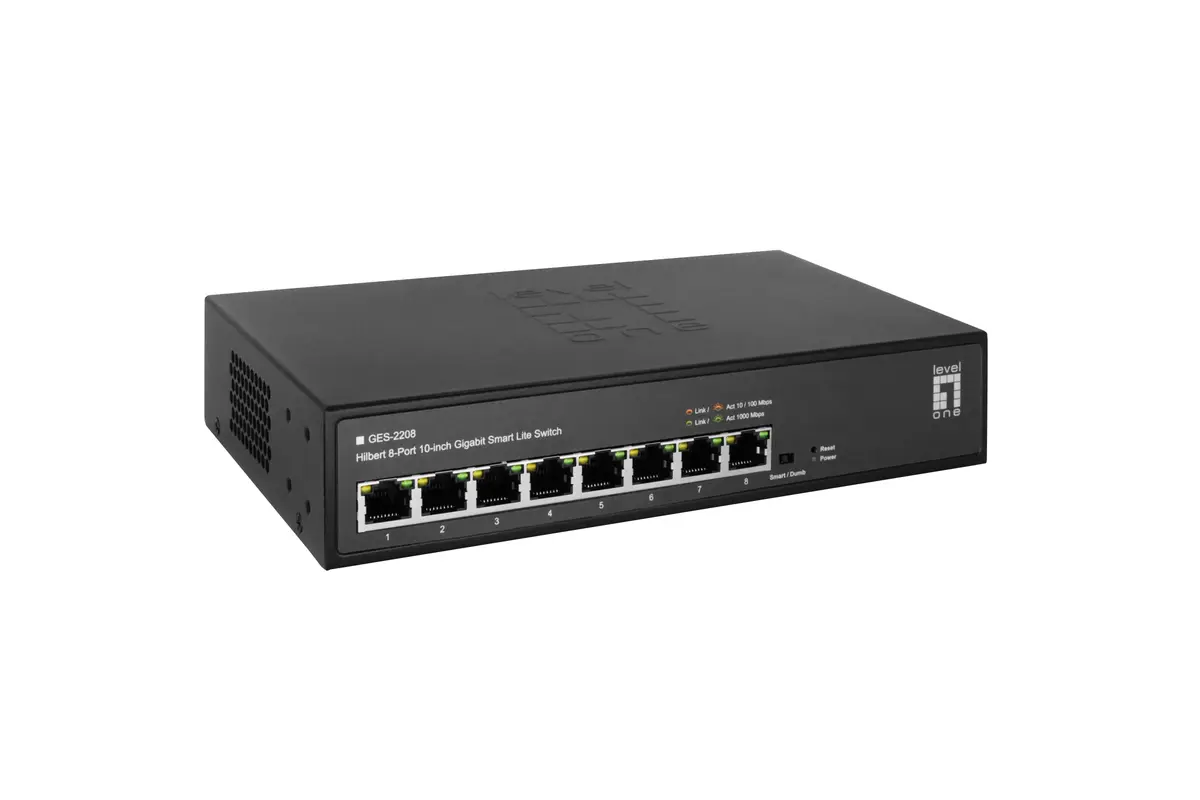 LevelOne Hilbert 8-Port Gigabit Smart Lite Managed Switch Photo 4