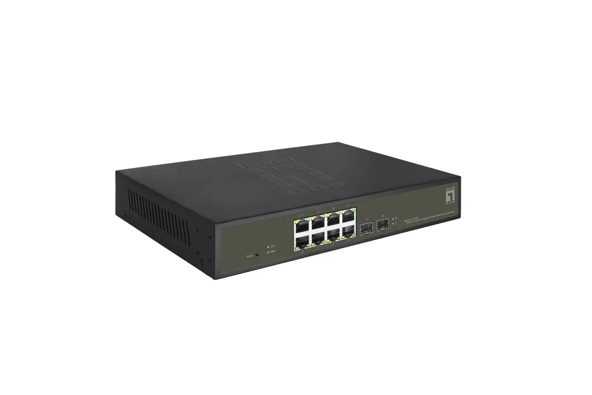 LevelOne Hilbert GES-2110P 10-portu Gigabit PoE komutators Photo 4