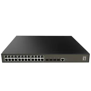 LevelOne GEL-2871 pārvaldāms L2+ Gigabit Ethernet tīkla komutators ar 24 RJ-45 portiem