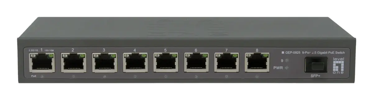 Сетевой коммутатор LevelOne GEP-0925 8-портовый 2.5G PoE Photo 2