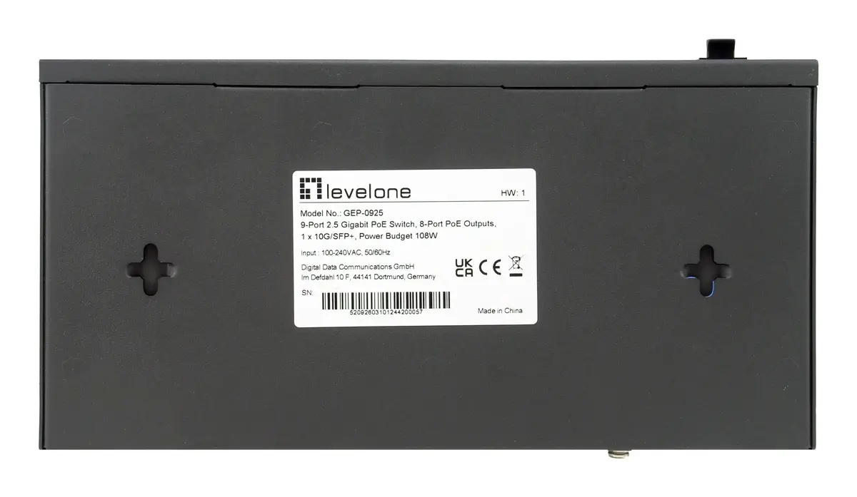 Сетевой коммутатор LevelOne GEP-0925 8-портовый 2.5G PoE Photo 5