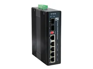 Промышленный коммутатор LevelOne IES-0600, 6 портов Gigabit, 1 SFP, 1 комбинированный порт SFP/RJ45