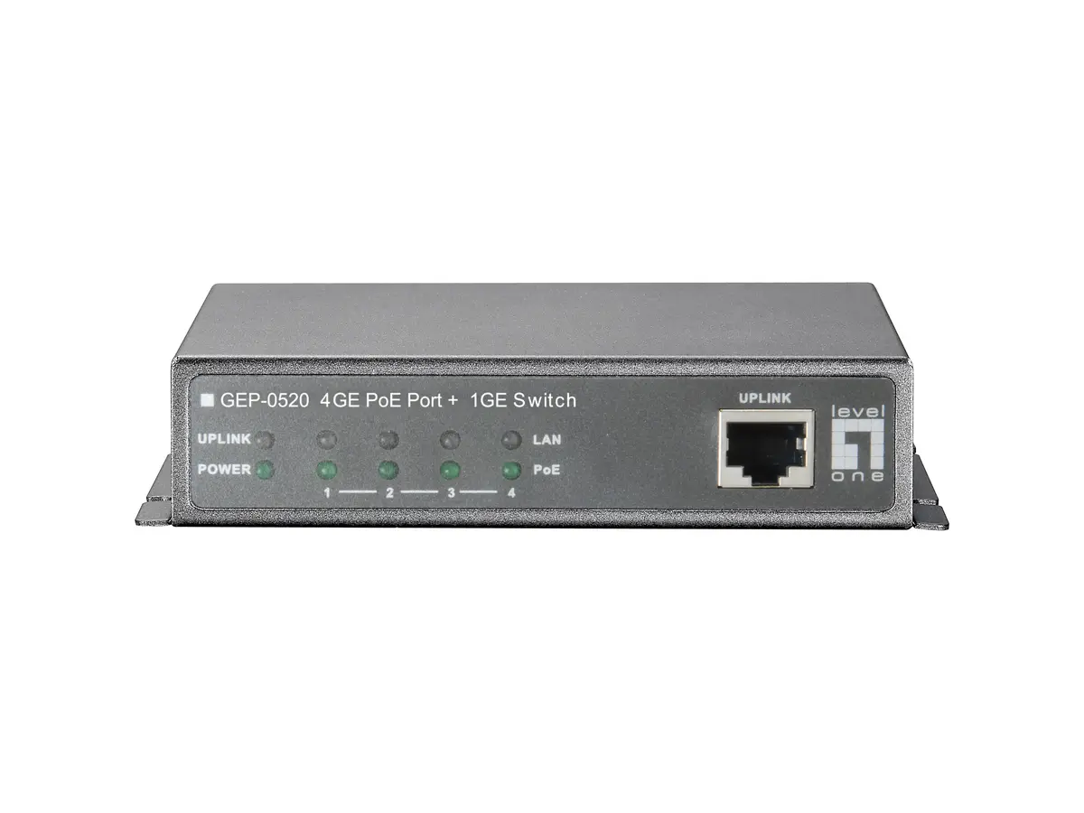 LevelOne GEP-0520 5-Port Gigabit PoE Switch Photo 3