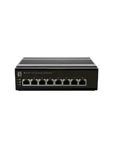 Промышленный неуправляемый коммутатор LevelOne IFS-0801, 8 портов Fast Ethernet, DIN-рейка