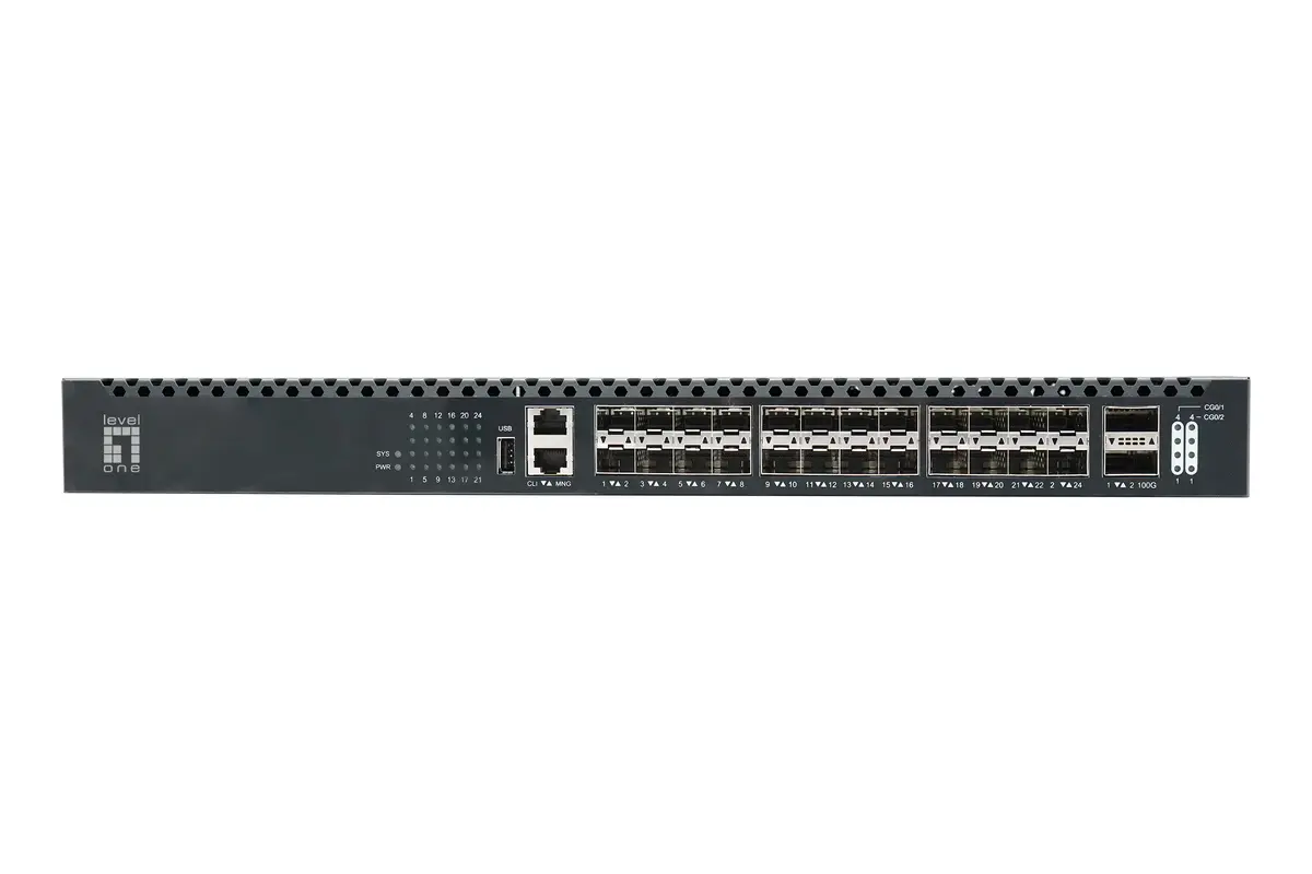 LevelOne 26-Port L3 Managed TOR Fiber Switch Photo 2